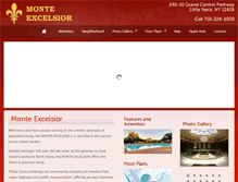 Tablet Screenshot of monte-excelsior.com